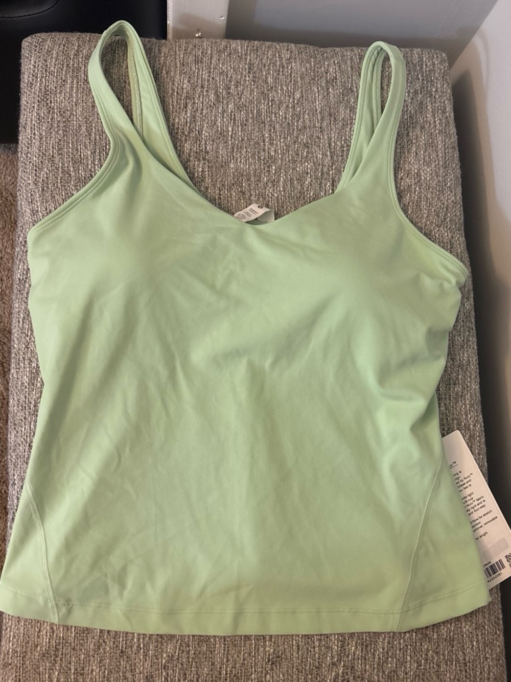 lululemon athletica Align Full Length Tank Top in creamy mint color